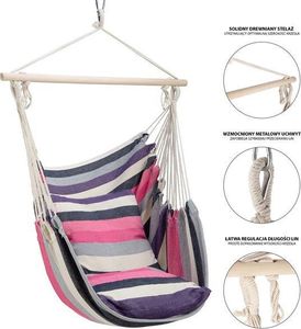 Nils Extreme Krzesło Brazylijskie Różowy NC3107 5