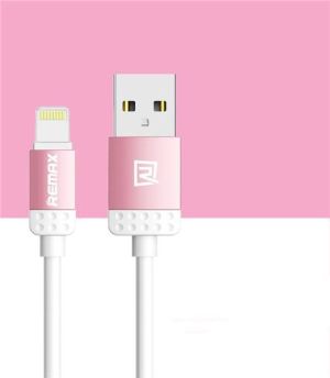 Kabel USB Remax USB A/Micro USB, 1m, Różowy (AA-1132) 1