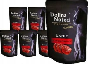 Dolina Noteci Dolina Noteci dla Kota Sterilised DANIE Z WOŁOWINY Zestaw Saszetek 85g x 10 1