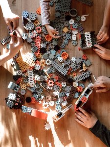 Marioinex Klocki Mini Waffle Konstruktor Expert 301 elementów (904039) 23