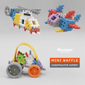 Marioinex Klocki Mini Waffle Konstruktor Expert 301 elementów (904039) 8