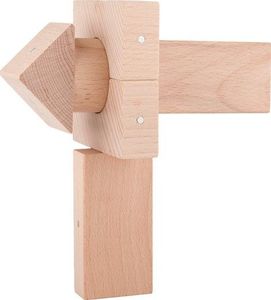 Kooglo Klocki drewniane magnetyczne Mini Natural* 30 el. 12