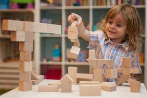 Kooglo Klocki drewniane magnetyczne Mini Natural* 30 el. 4