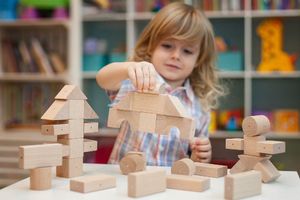 Kooglo Klocki drewniane magnetyczne Mini Natural* 30 el. 6