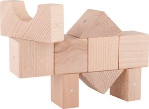 Kooglo Klocki drewniane magnetyczne Mini Natural* 30 el. 8