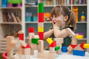 Kooglo Klocki drewniane magnetyczne Mini Color 30 el. 4