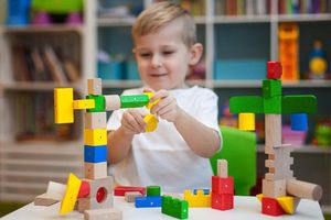 Kooglo Klocki drewniane magnetyczne Basic Color 50 el. 4