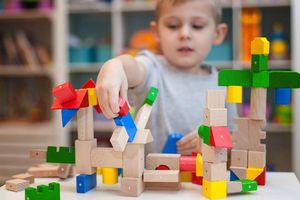 Kooglo Klocki drewniane magnetyczne Basic Color 50 el. 5