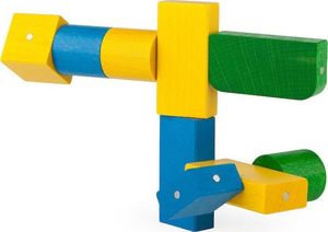 Kooglo Klocki drewniane magnetyczne Basic Color 50 el. 9