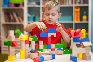 Kooglo Klocki drewniane magnetyczne Kooglo Mega Color 100 el. 4