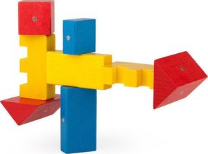 Kooglo Klocki drewniane magnetyczne Kooglo Mega Color 100 el. 10