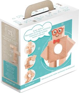 Kooglo Klocki drewniane magnetyczne Mega Natural* 100 el. 2