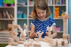 Kooglo Klocki drewniane magnetyczne Mega Natural* 100 el. 4