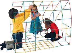 Bamp Słomki BAMP 200 el. - przestrzenne klocki konstrukcyjne 4