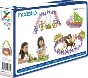 Incastro Incastro Pastel Maxi Pink 100 el. - Klocki konstrukcyjne 2