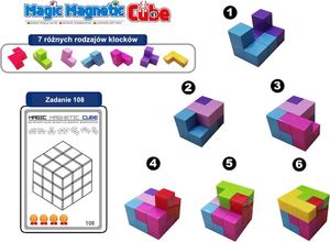 X-Bida Magnetyczne kostki - Magic Magnetic Cubes 28 el. 4