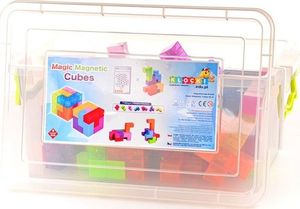 X-Bida Magnetyczne kostki - Magic Magnetic Cubes 56 el. 4