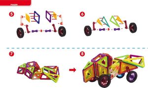 X-Bida Magical Magnet 98 el. - Klocki Magnetyczne 16