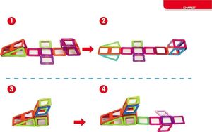 X-Bida Magical Magnet 98 el. - Klocki Magnetyczne 17