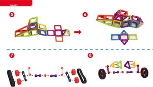 X-Bida Magical Magnet 98 el. - Klocki Magnetyczne 18