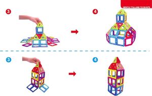 X-Bida Magical Magnet 168 el. - Klocki magnetyczne 12