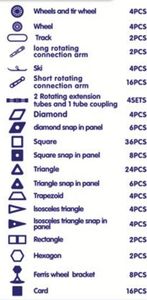 X-Bida Magical Magnet 168 el. - Klocki magnetyczne 13