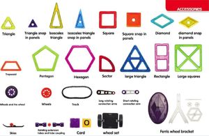 X-Bida Magical Magnet 168 el. - Klocki magnetyczne 7