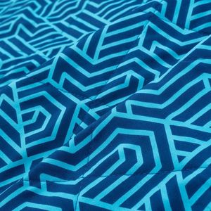 AquaWave Koc piknikowy AQUAWAVE 140x170cm ALADEEN geometric niebieski 2