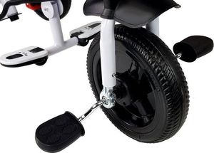 Lean Sport Rower Trójkołowy PRO300 Różowy z Rączka i Obręczą 7
