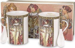 Art-Pol Kpl.Dwóch Kubków porcelana wys.10,5cm  12,5cm 1