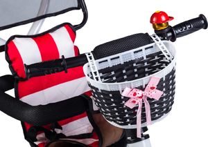 Ecotoys Rowerek Trójkołowy Obracany Czerwony 10