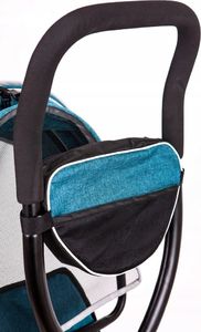 Ecotoys Rowerek trójkołowy, obracane siedzisko, niebieski 11