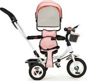 Ecotoys Rower trójkołowy obracany daszek pompowane koła 2