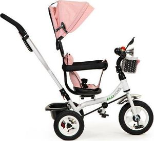 Ecotoys Rower trójkołowy obracany daszek pompowane koła 3