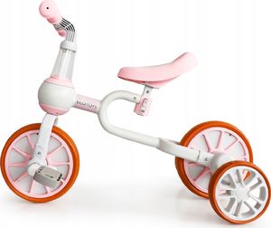Ecotoys Rower rowerek biegowy 4w1 Pedały Kółka boczne 3