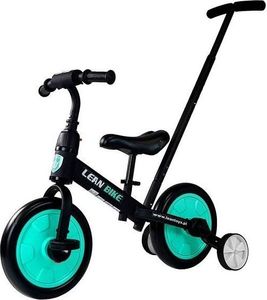 Lean Sport Rower Biegowy Trójkołowy Na Pedały 3w1 Czarno-Miętowy 2