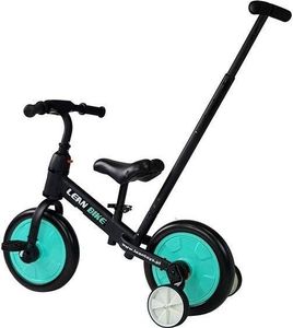 Lean Sport Rower Biegowy Trójkołowy Na Pedały 3w1 Czarno-Miętowy 4