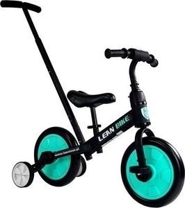 Lean Sport Rower Biegowy Trójkołowy Na Pedały 3w1 Czarno-Miętowy 5