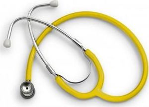 Little Doctor Stetoskop neonatalny noworotkowy Prof-III Little Doctor dwugłowicowy - żółty 1