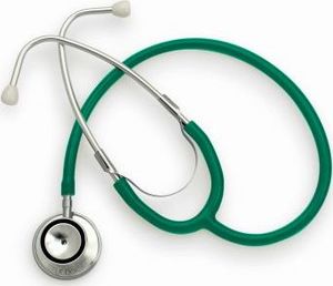 Little Doctor Stetoskop pediatryczny Prof-II Little Doctor dwugłowicowy - zielony 1