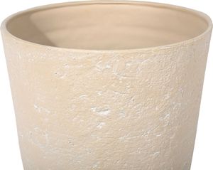 Shumee Doniczka okrągła 43 x 43 x 60 cm beżowa CAMIA 3