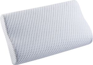 Shumee Poduszka żelowa memory foam 50 x 30 cm biała MOCO 2