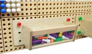 Masterkidz Pojemnik Na Akcesoria Przezroczysta Ścianka - Tablica Naukowo-Edukacyjna 4