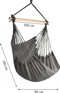 ModernHome Hamak ogrodowy, krzesło brazylijskie + 2 poduszki 4