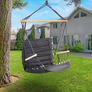 ModernHome Krzesło brazylijskie "Slan" - szare 10