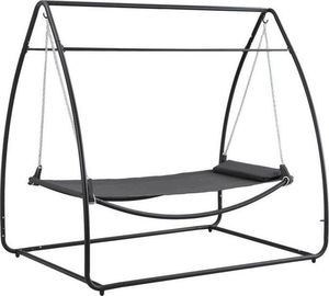 ModernHome Hamak leżanka huśtawka leżak ogrodowy z moskitierą 2