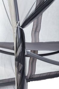 ModernHome Hamak leżanka huśtawka leżak ogrodowy z moskitierą 7