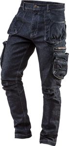 Neo Spodnie robocze 5-kieszeniowe DENIM, rozmiar L 1