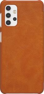Nillkin Nillkin Qin skórzana kabura etui Samsung Galaxy A32 5G brązowy 3