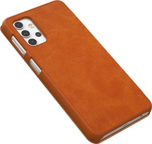 Nillkin Nillkin Qin skórzana kabura etui Samsung Galaxy A32 5G brązowy 4